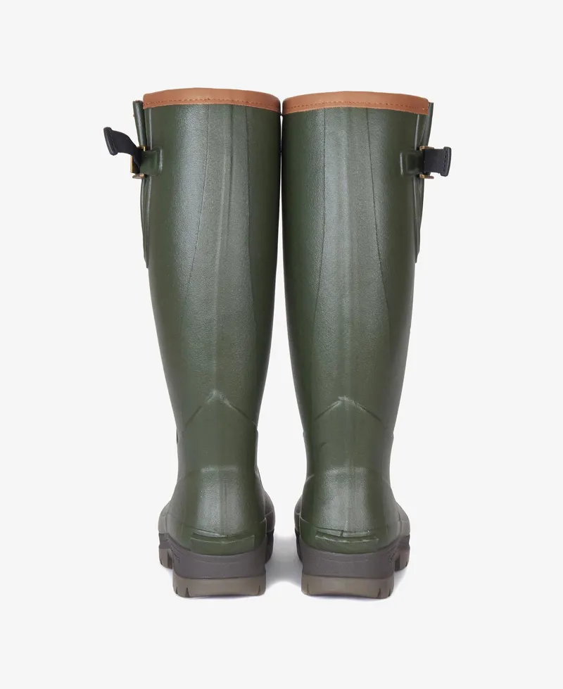 Barbour Womens Tempest Wellington Boot Olive-2
